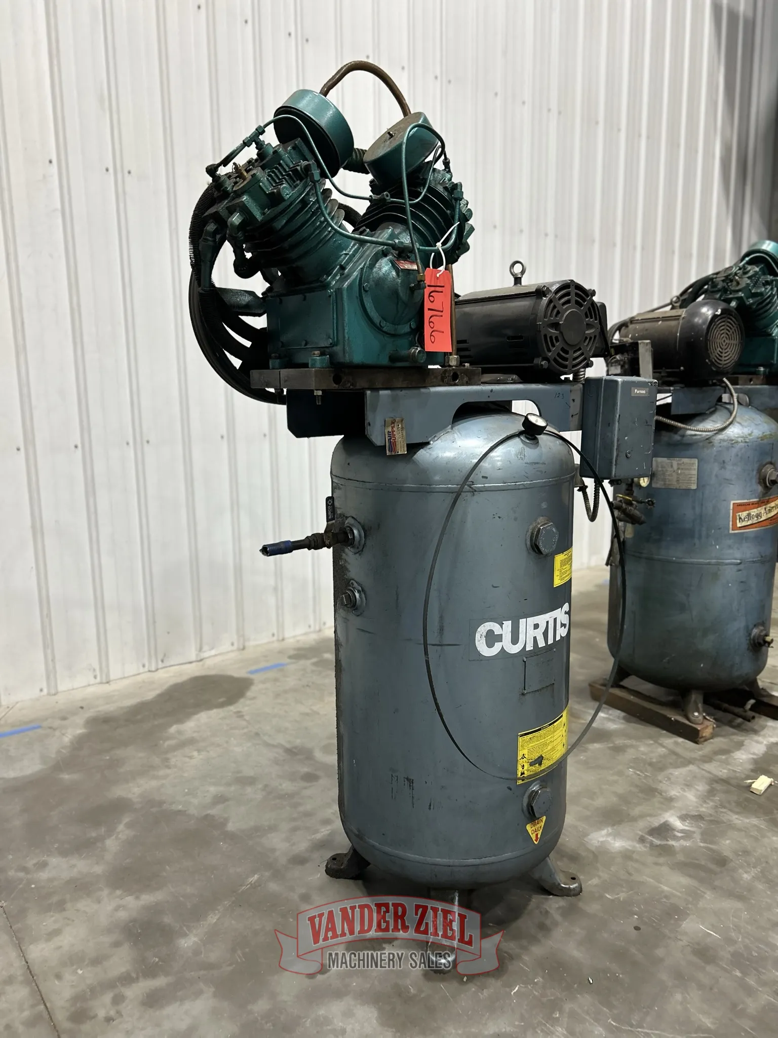 Curtis 10 HP Air Compressor - Prefetch Image 41528