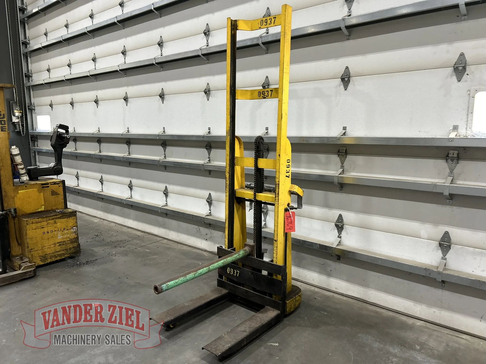 Big-Joe 1000LB Hydraulic Stacker, Model 2178 - Main Image 1