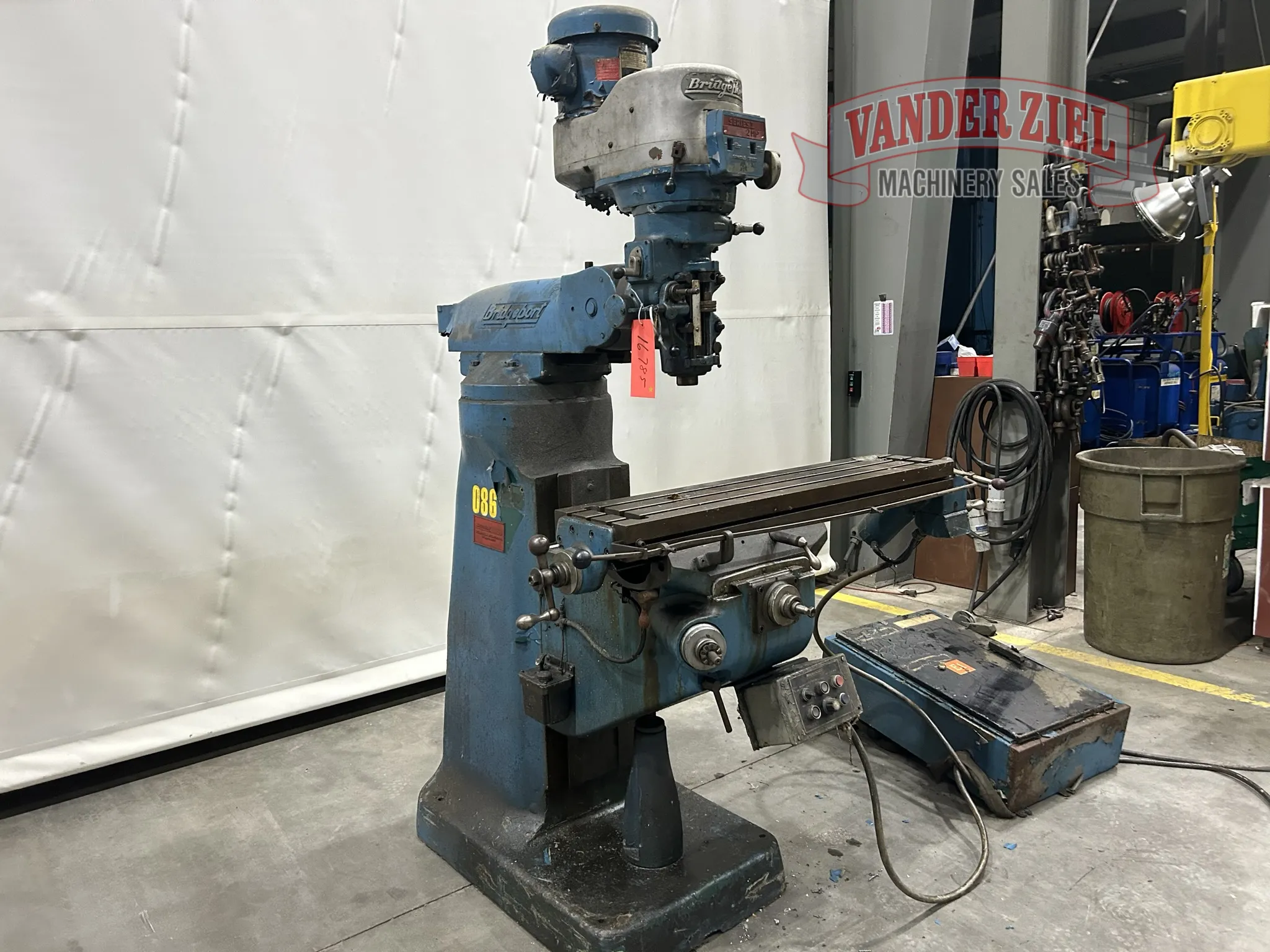 Bridgeport Series I Vertical Knee Mill, 9” X 42” Table, 2 HP - Prefetch Image 41639