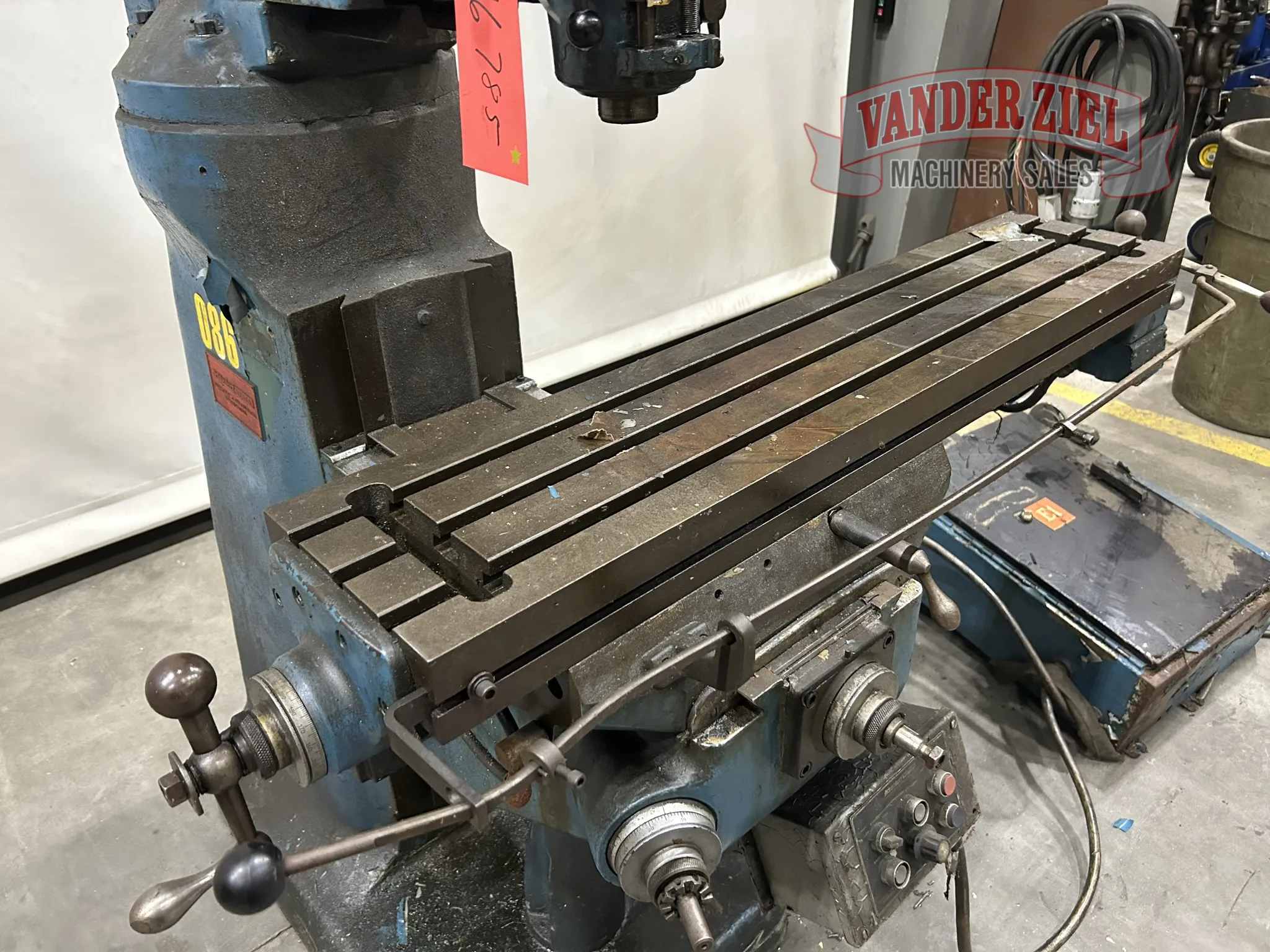 Bridgeport Series I Vertical Knee Mill, 9” X 42” Table, 2 HP - Prefetch Image 41640