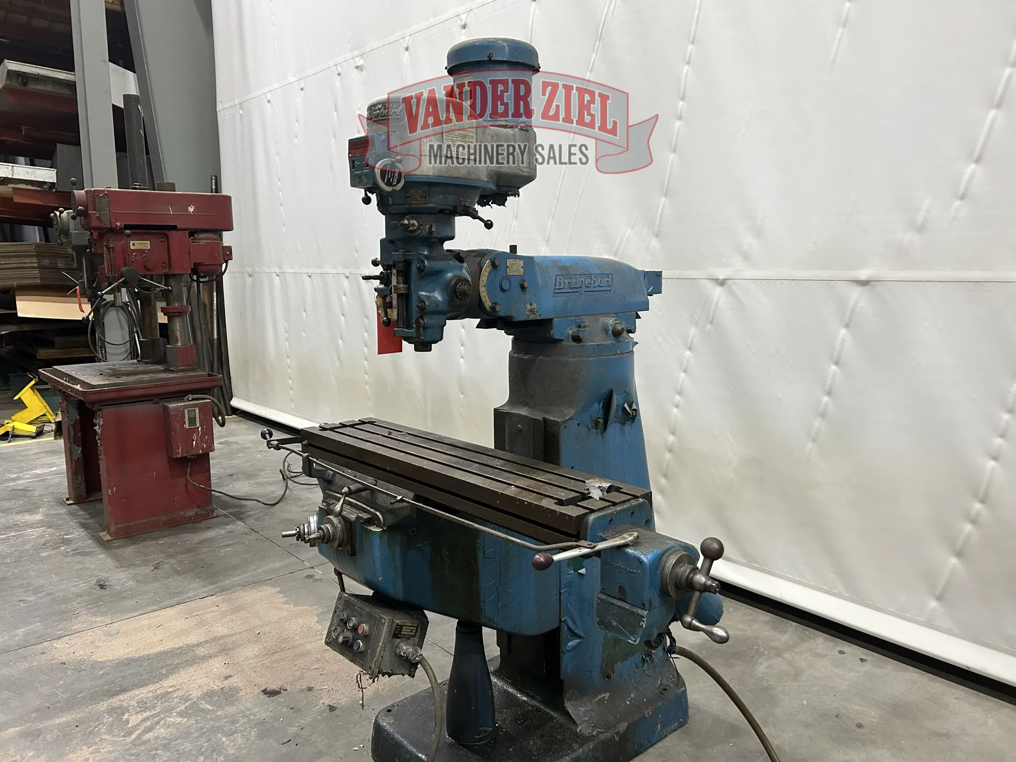 Bridgeport Series I Vertical Knee Mill, 9” X 42” Table, 2 HP - Prefetch Image 41641