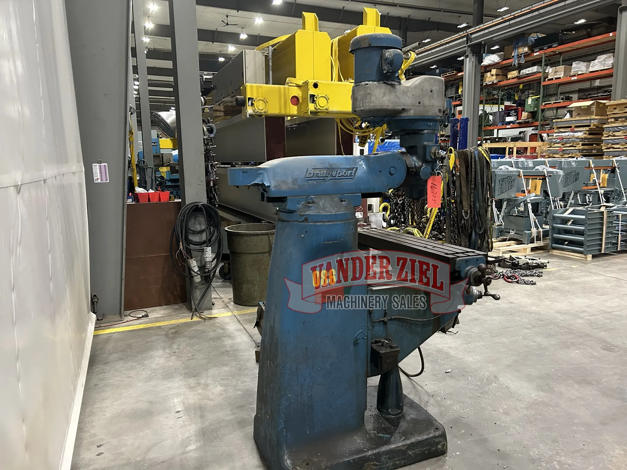 Bridgeport Series I Vertical Knee Mill, 9” X 42” Table, 2 HP - Prefetch Image 41643