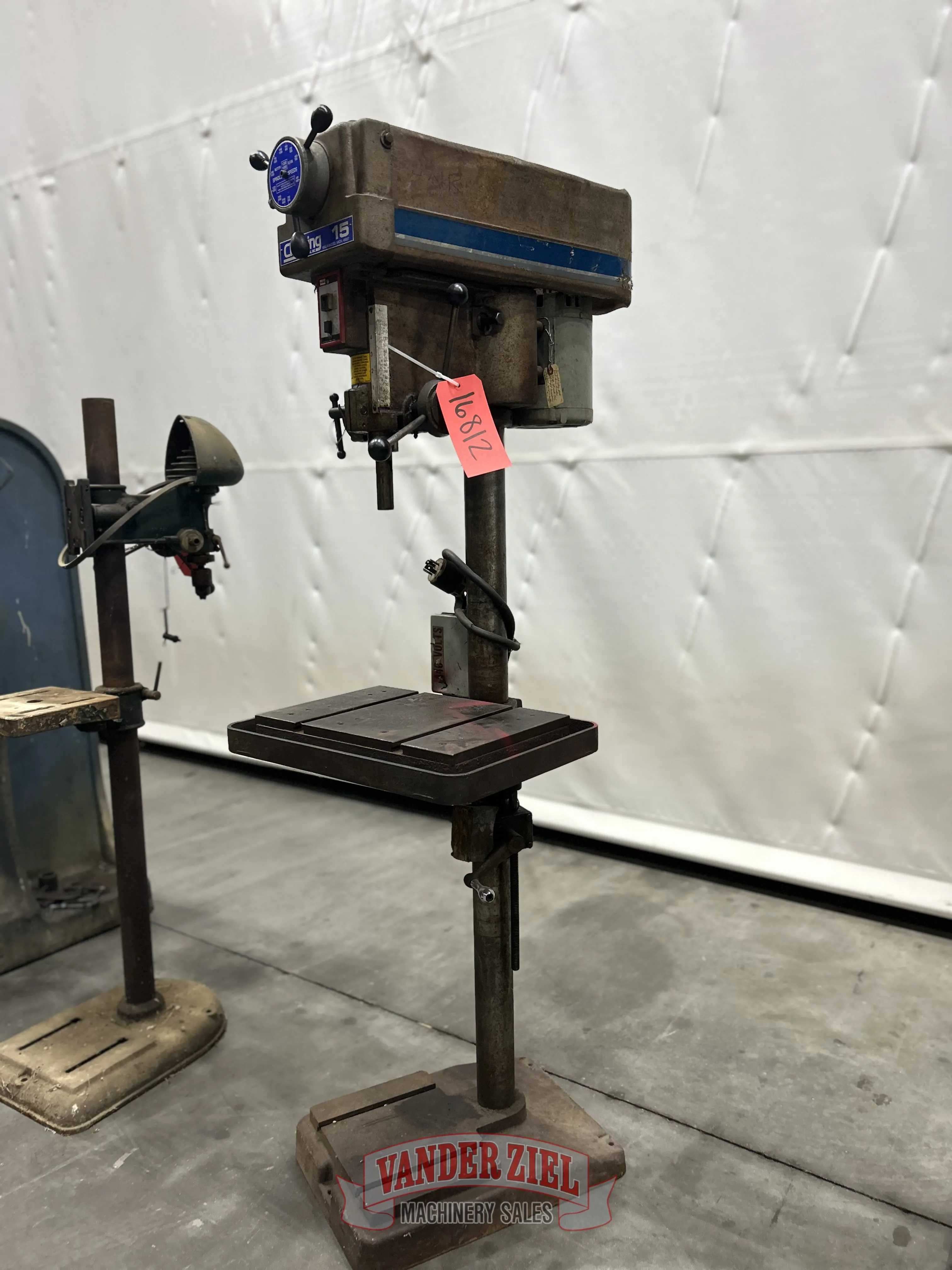 Clausing 15" Drill Press, Model 1767 - Prefetch Image 41855