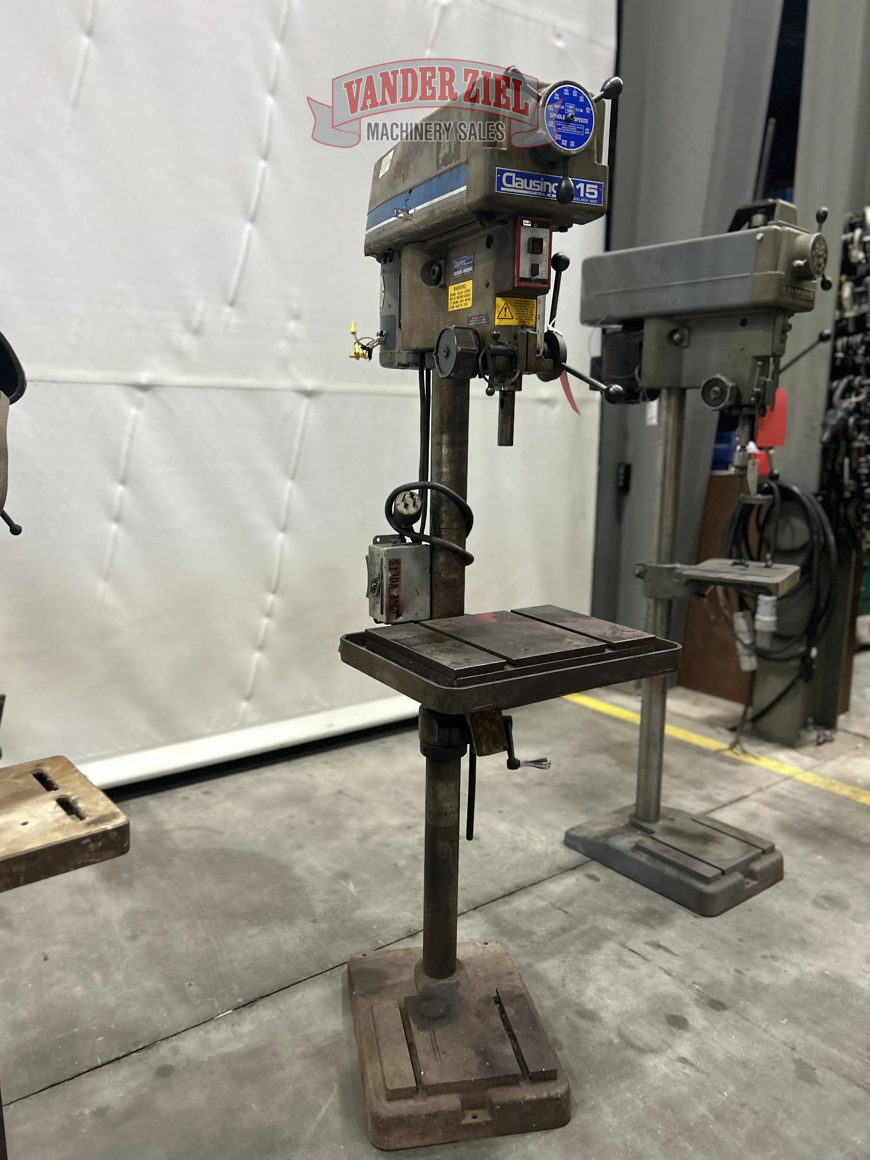 Clausing 15" Drill Press, Model 1767 - Prefetch Image 41856