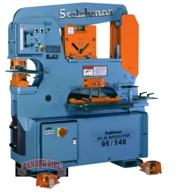 Scotchman 95 Ton Dual Operator Ironworker, Model DO 95/140-24M - NEW