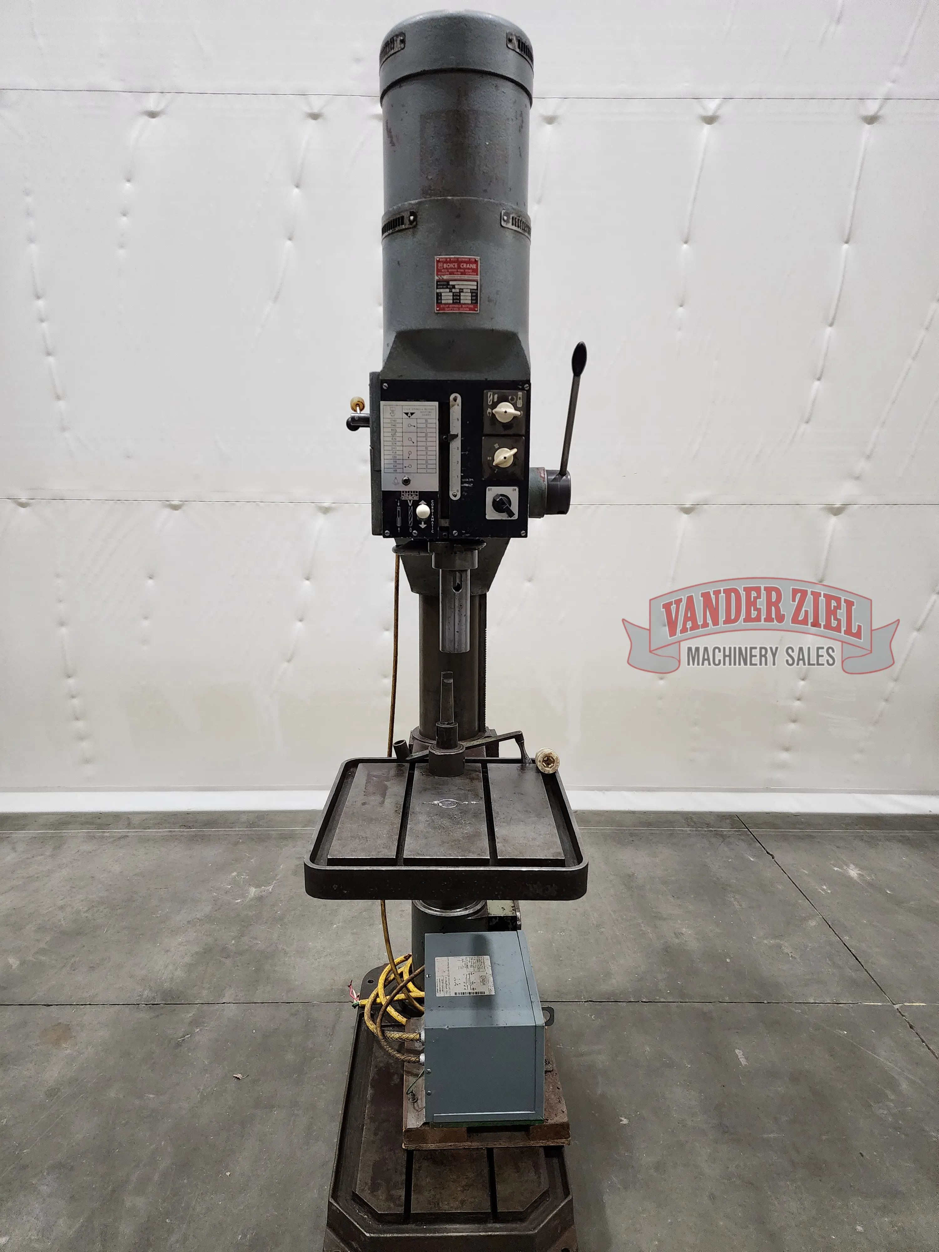 Boice Crane Drill Press, Model 32100 - Main Image 1