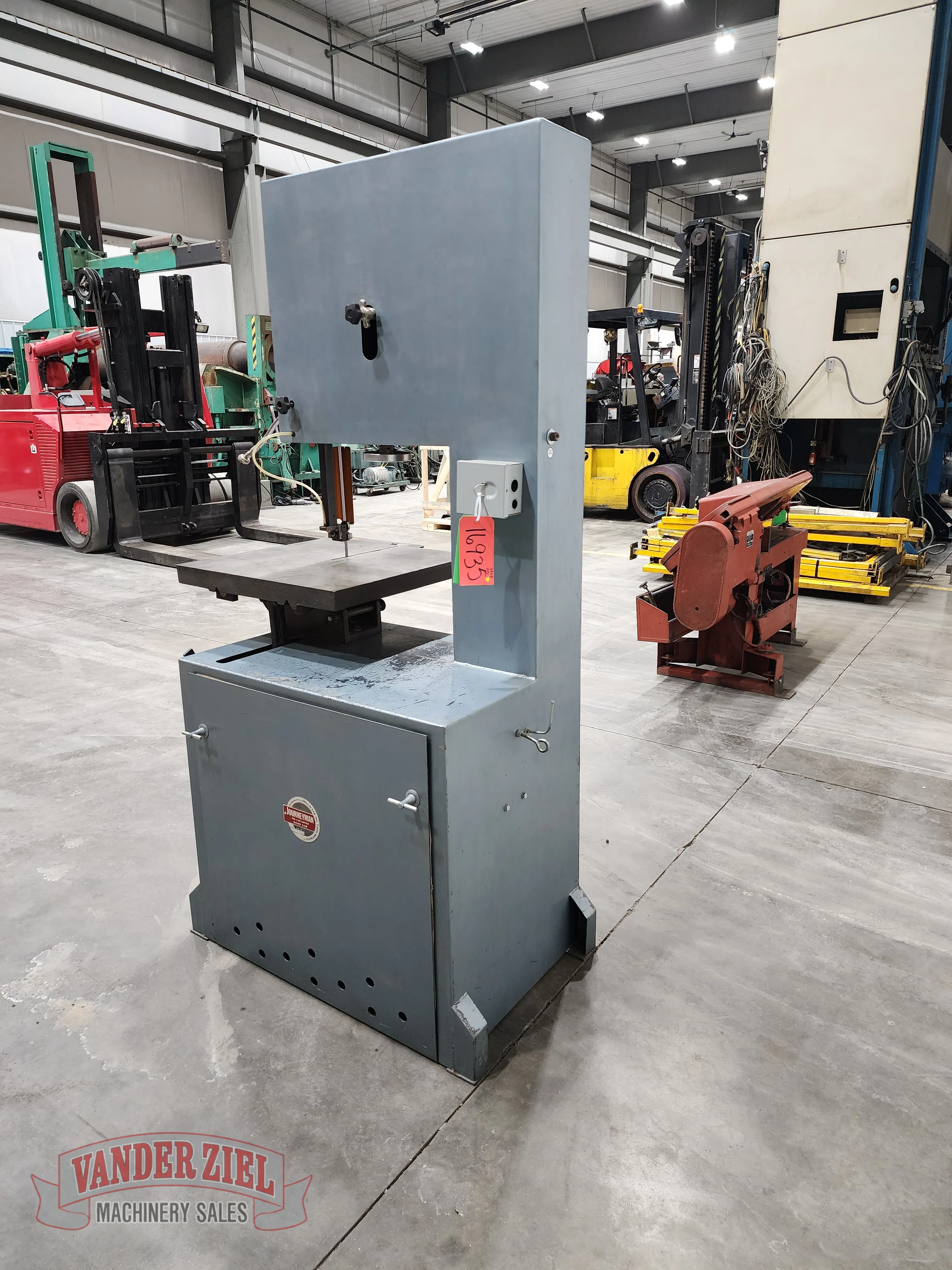 Roll-In Journeyman 20" Vertical Bandsaw, Model 95001JM - Prefetch Image 42370