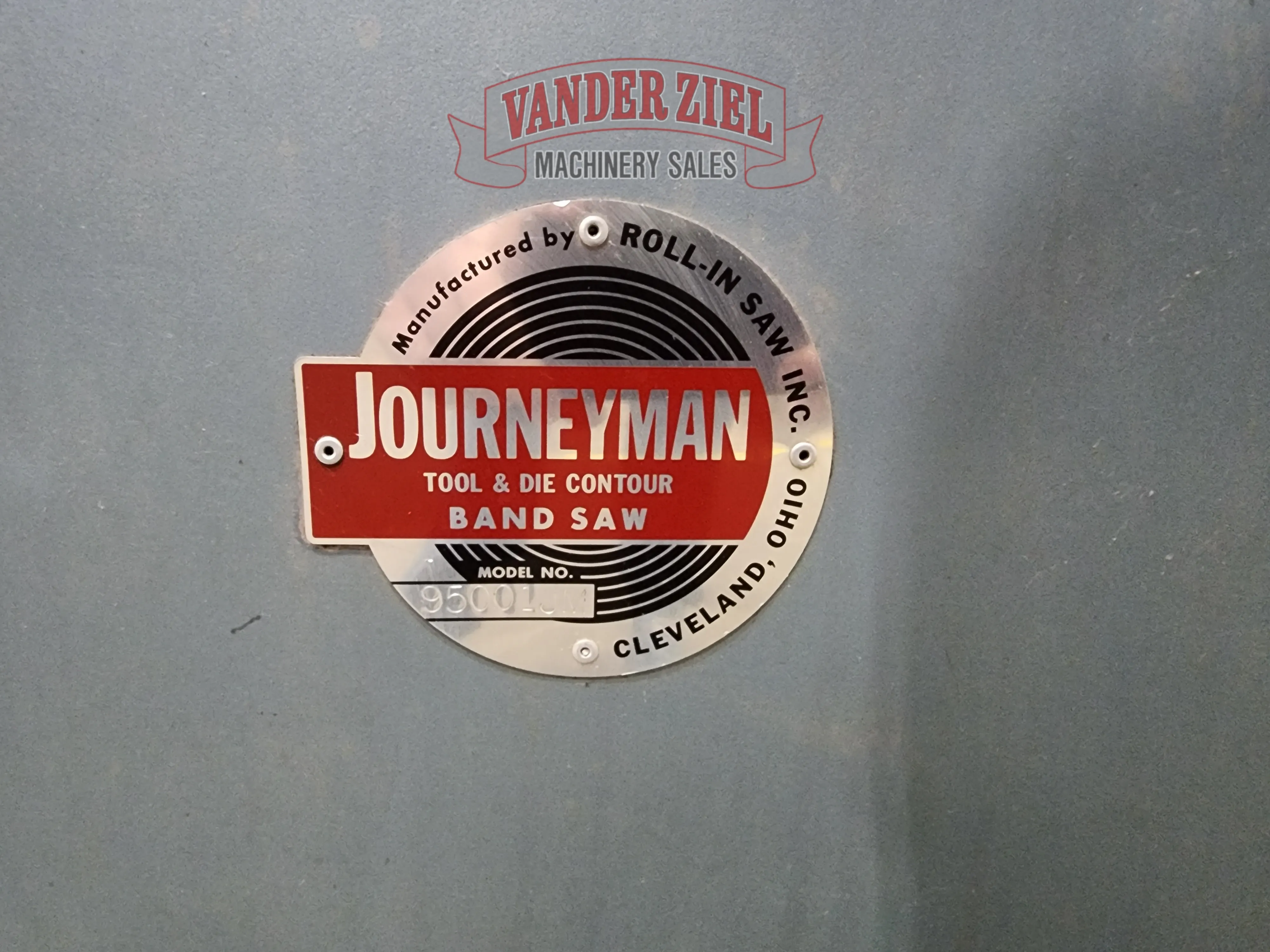 Roll-In Journeyman 20" Vertical Bandsaw, Model 95001JM - Prefetch Image 42374