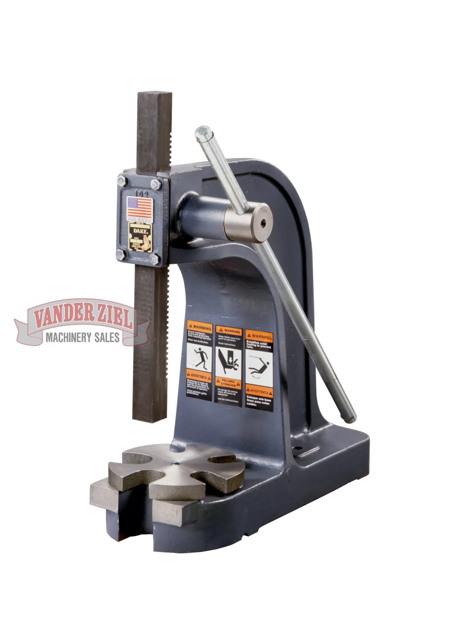 Dake 3 Ton Single Lever Arbor Press, Model 1 - NEW - Main Image 1
