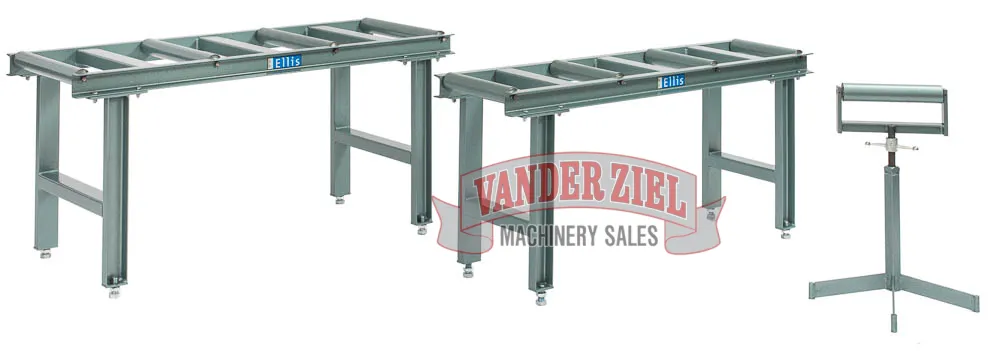 Ellis Stock Stand for Model 3000's and 4000's – 5’ Long, 4-Rollers (20″ W), PN 6227 - Main Image 1
