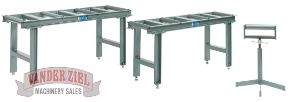 Ellis Stock Stand for Model 3000's and 4000's – 5’ Long, 4-Rollers (20″ W), PN 6227