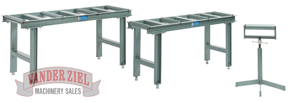 Ellis Stock Stand for Model 3000's and 4000's – 5’ Long, 4-Rollers (20″ W), PN 6227 - Main Image 1