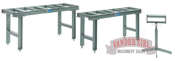 Ellis Stock Stand for Model 3000's and 4000's – 5’ Long, 4-Rollers (20″ W), PN 6227
