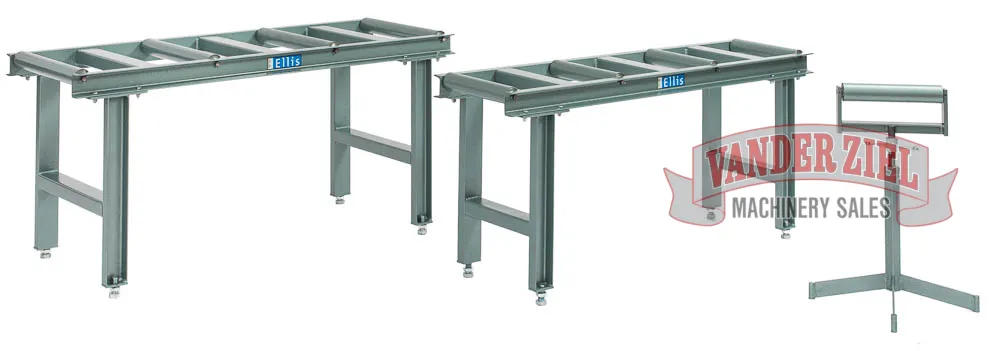 Ellis Stock Stand for Model 3000's and 4000's – 5’ Long, 4-Rollers (20″ W), PN 6227 - Main Image 1