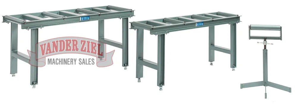 Ellis Stock Stand for Model 3000's and 4000's – 5’ Long, 4-Rollers (20″ W), PN 6227 - Main Image 1