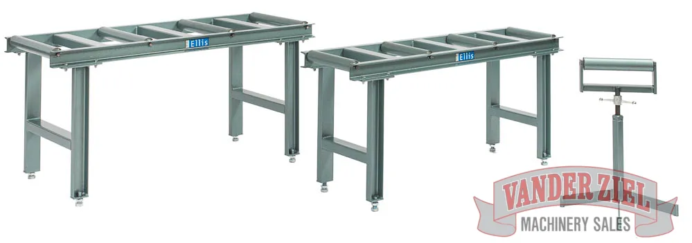 Ellis Stock Stand for Model 3000's and 4000's – 5’ Long, 4-Rollers (20″ W), PN 6227 - Main Image 1