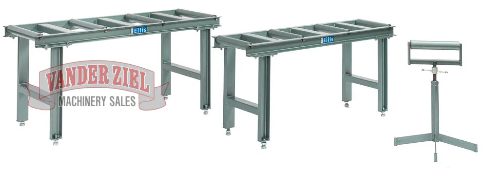 Ellis Stock Stand for Model 3000's and 4000's – 5’ Long, 4-Rollers (20″ W), PN 6227 - Main Image 1