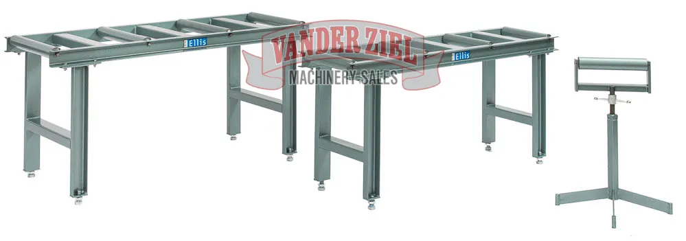 Ellis Stock Stand for Model 3000's and 4000's – 5’ Long, 4-Rollers (20″ W), PN 6227 - Main Image 1