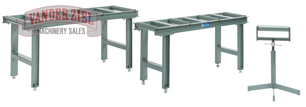 Ellis Stock Stand for Model 3000's and 4000's – 5’ Long, 4-Rollers (20″ W), PN 6227 - Main Image 1