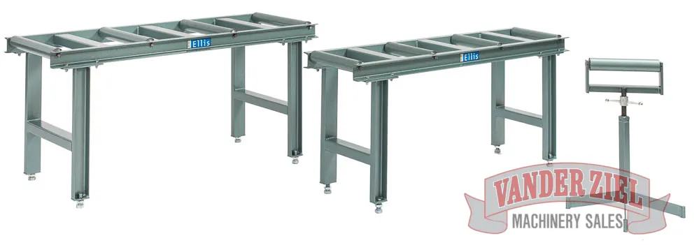 Ellis Stock Stand for Model 3000's and 4000's – 5’ Long, 4-Rollers (20″ W), PN 6227 - Main Image 1