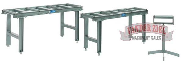 Ellis Stock Stand for Model 1800's and 2000's – 5’ Long, 4-Rollers, PN 6228