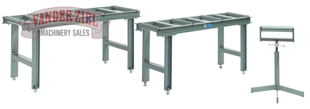 Ellis Stock Stand for Model 1800's and 2000's – 5’ Long, 4-Rollers, PN 6228 - Main Image 1