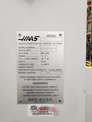 Haas TM-1 CNC Tool Room Mill, 2004 - Gallery Thumbnail 9