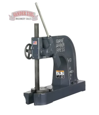 Dake 3 Ton Ratchet Lever Arbor Press, Model 1-1/2C - NEW