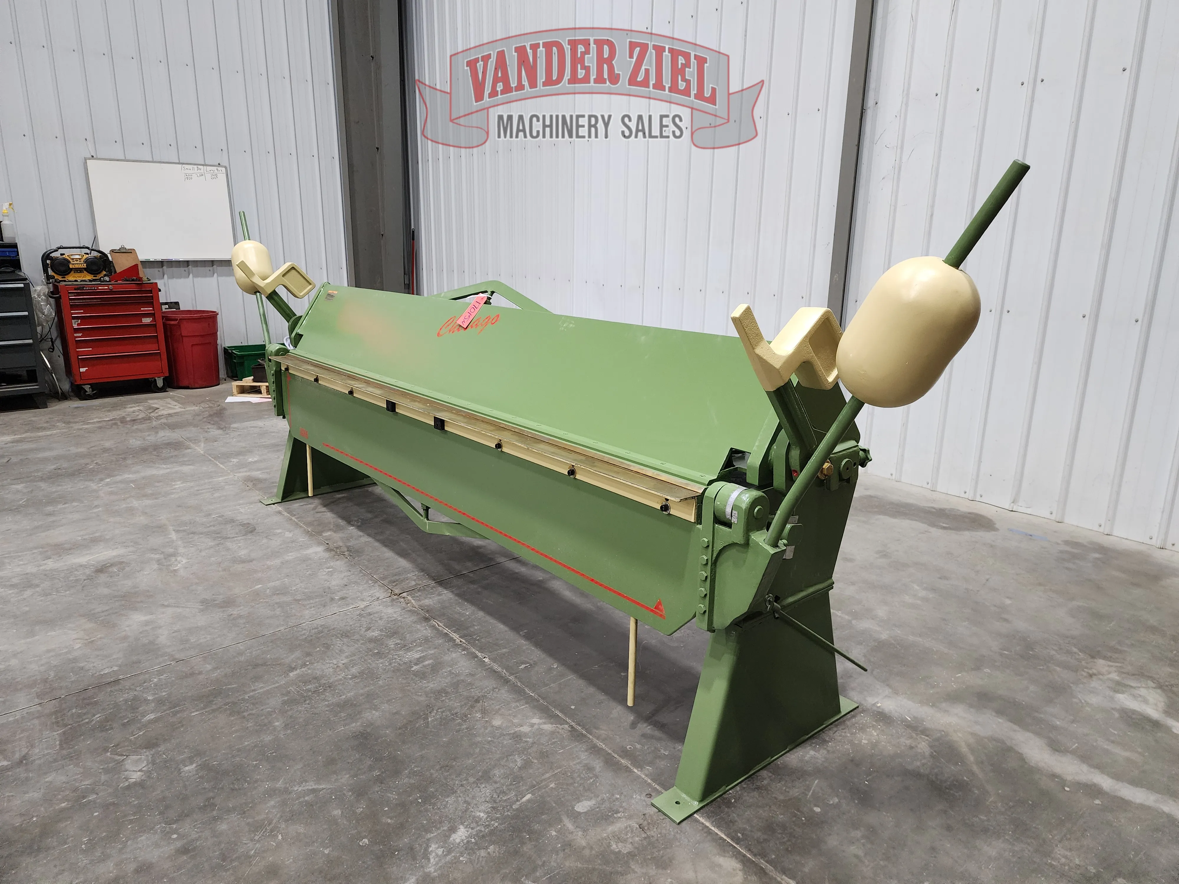 Chicago 10' x 16 Gauge Standard Hand Brake, Model SB-1016 - NEW - Prefetch Image 42776