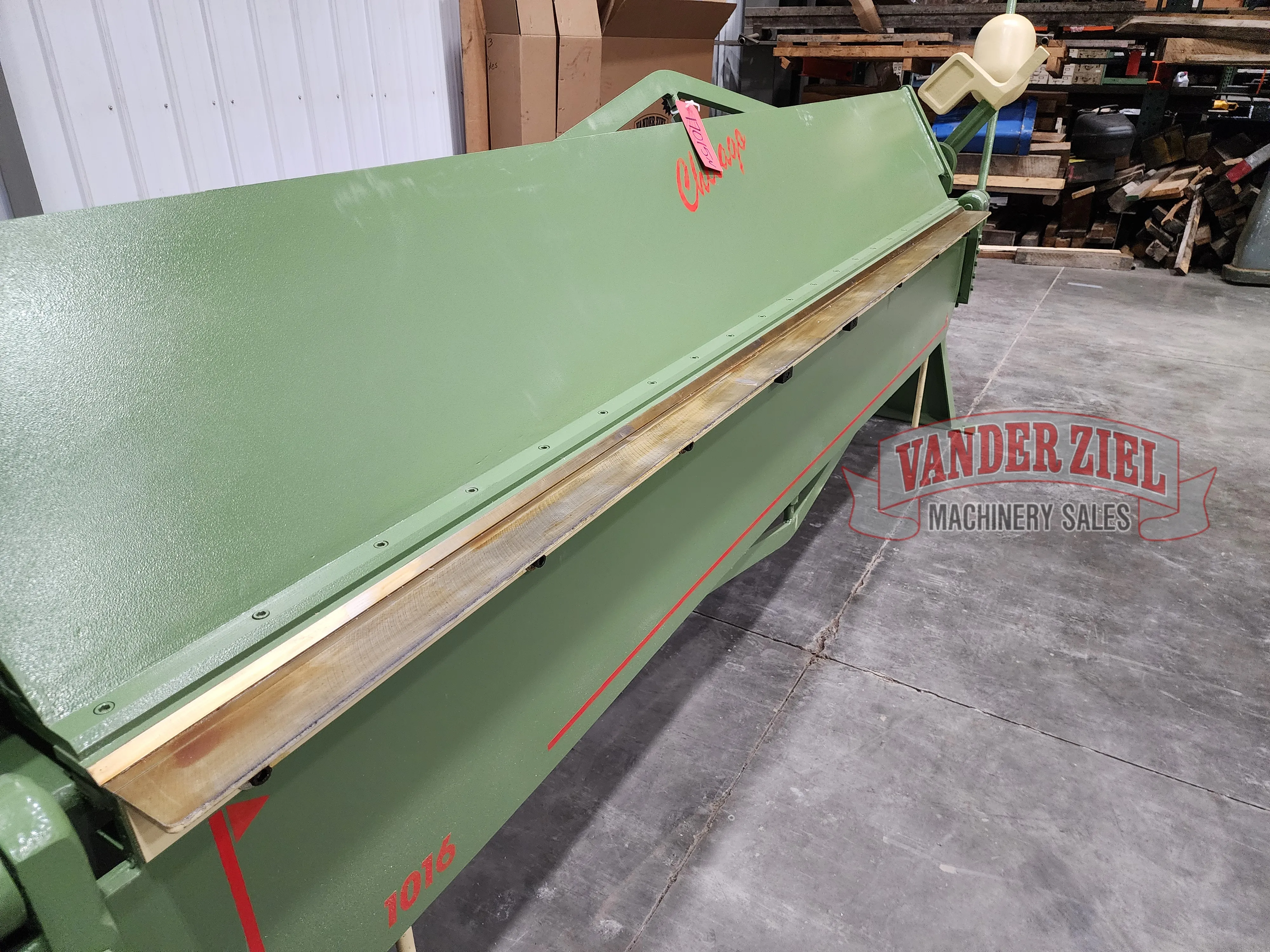 Chicago 10' x 16 Gauge Standard Hand Brake, Model SB-1016 - NEW - Prefetch Image 42778