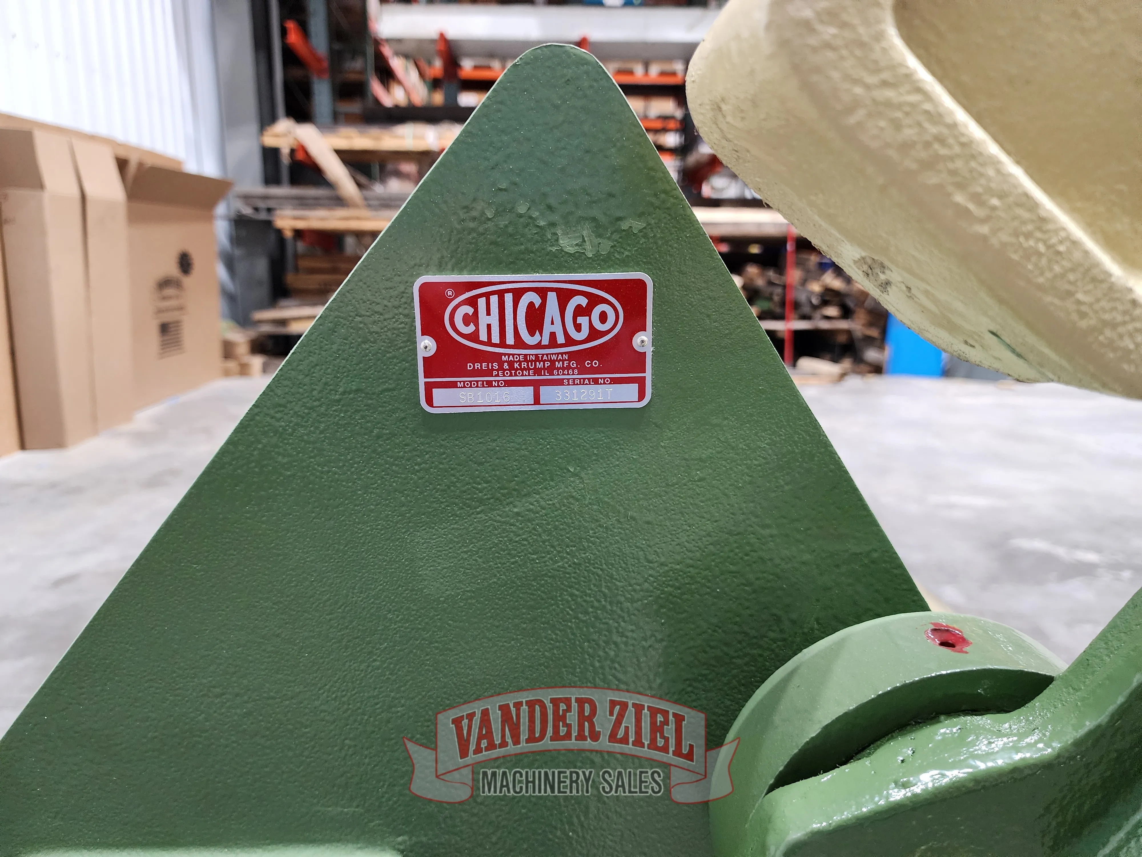 Chicago 10' x 16 Gauge Standard Hand Brake, Model SB-1016 - NEW - Prefetch Image 42782