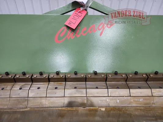 Chicago 6' x 12 Gauge Box and Pan Hand Brake, Model BPU 612-6 – NEW - Gallery Thumbnail 6