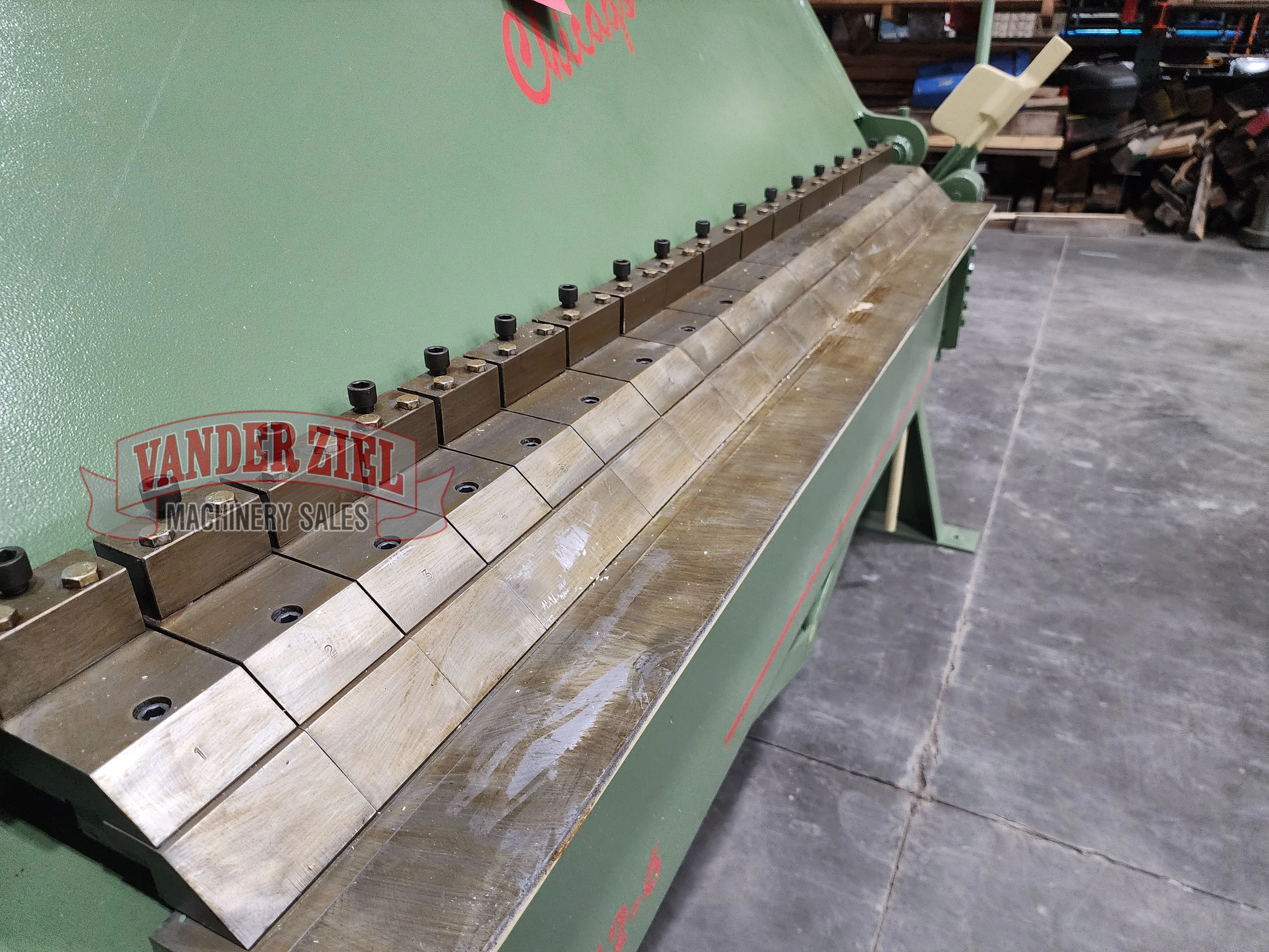 Chicago 6' x 12 Gauge Box and Pan Hand Brake, Model BPU 612-6 – NEW - Prefetch Image 42800