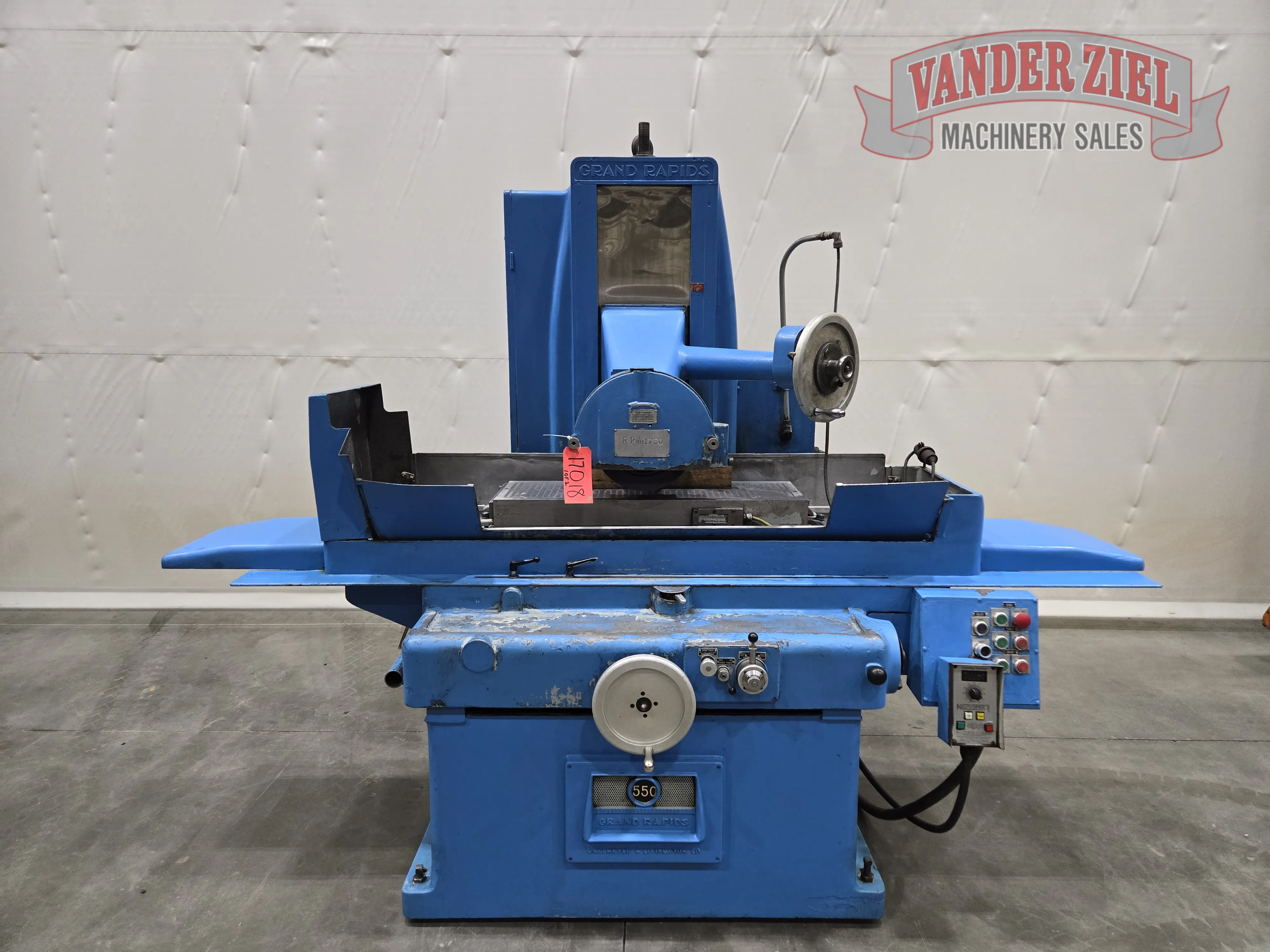 Gallmeyer & Livingston 12” x 36” Hydraulic Grinder, Model 550 - Main Image 1