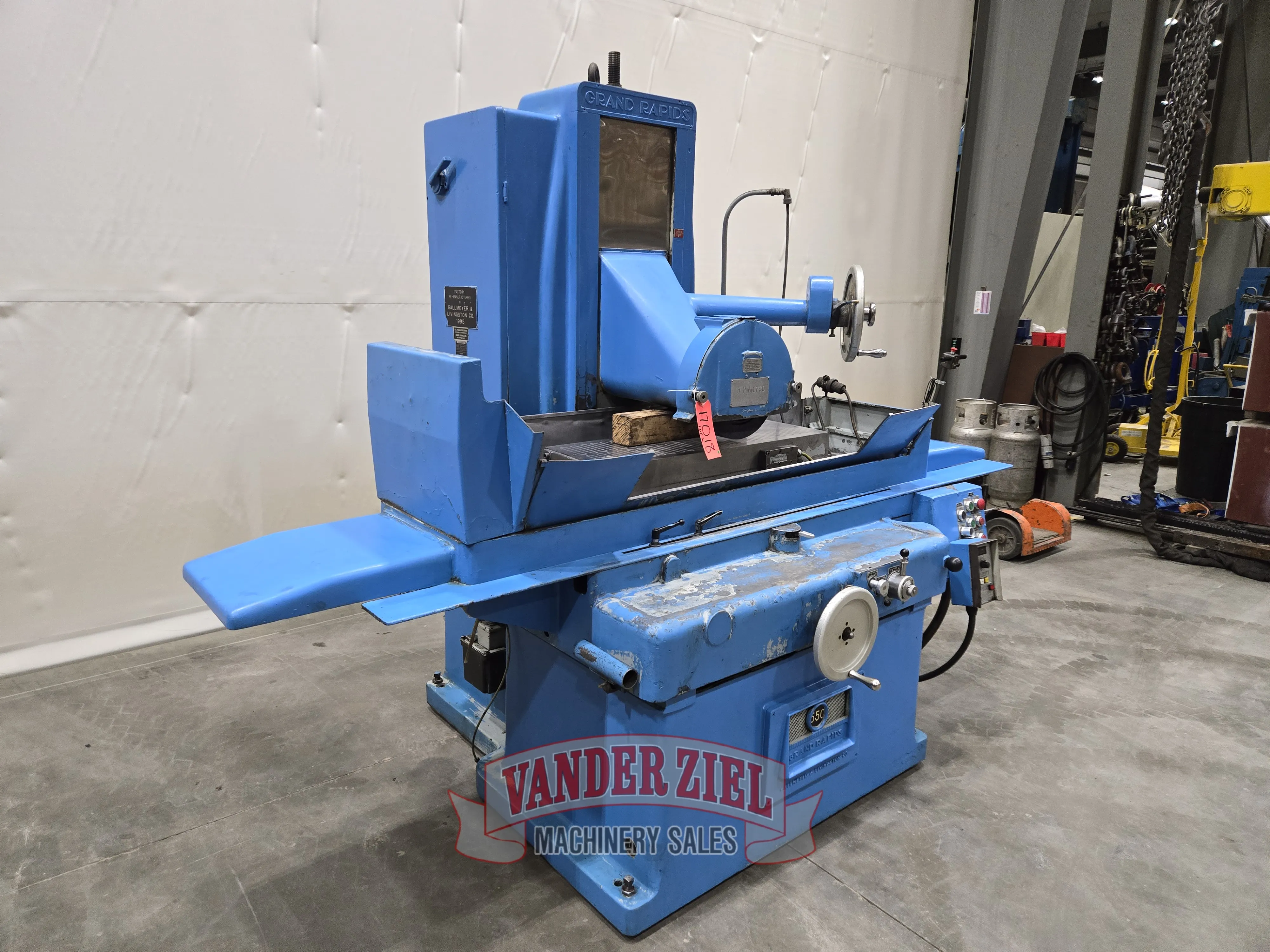 Gallmeyer & Livingston 12” x 36” Hydraulic Grinder, Model 550 - Prefetch Image 42803