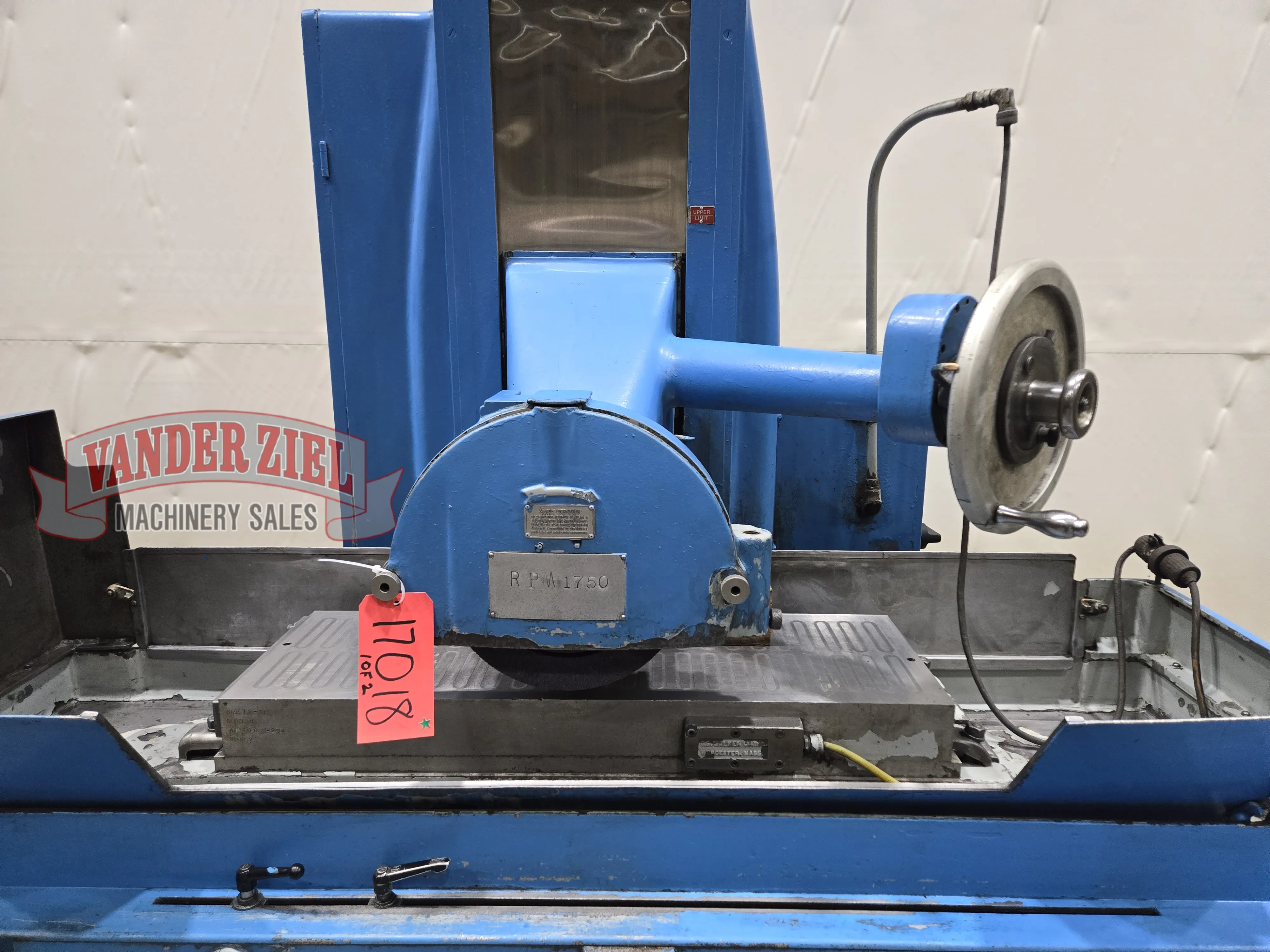 Gallmeyer & Livingston 12” x 36” Hydraulic Grinder, Model 550 - Prefetch Image 42809
