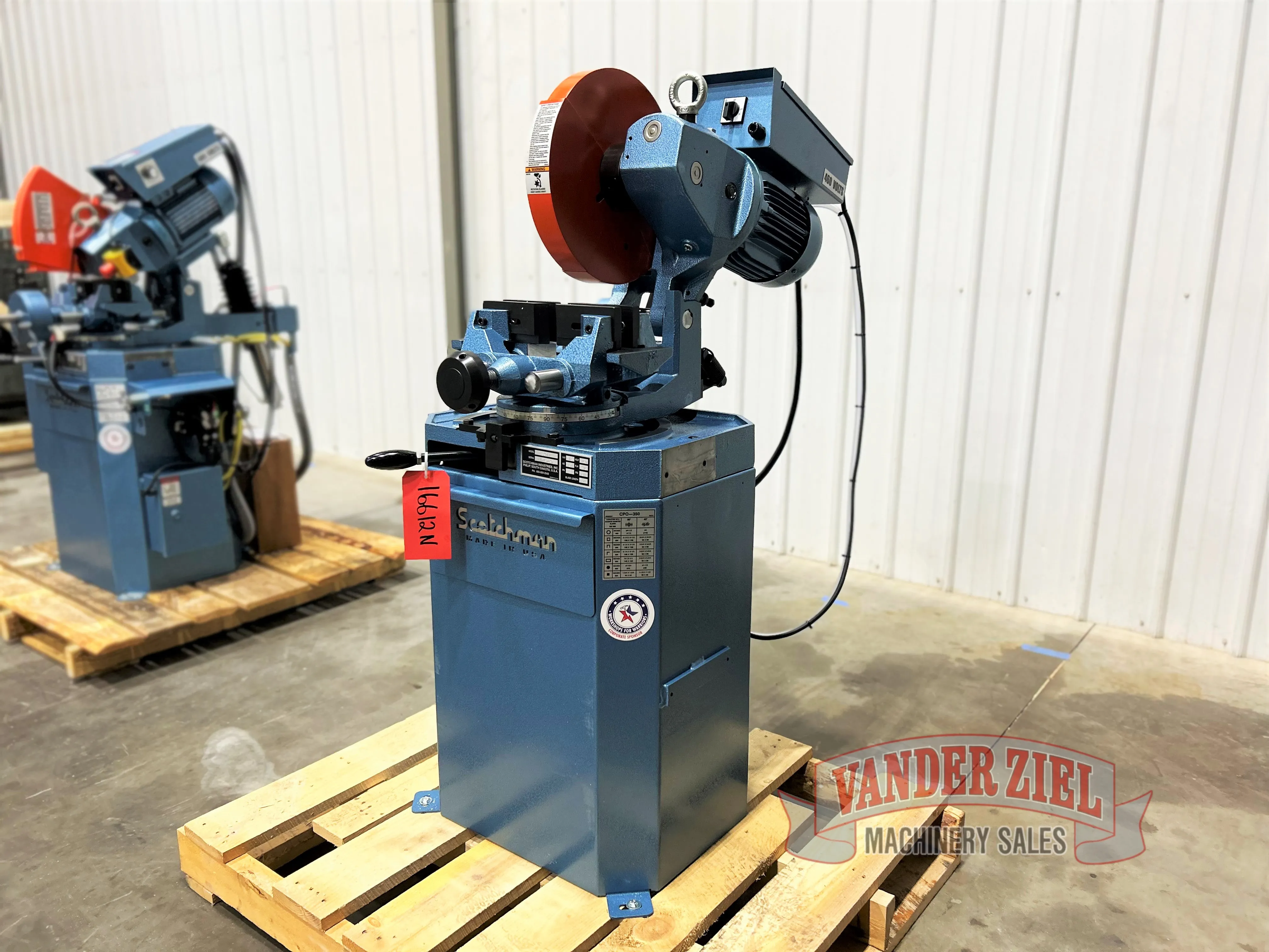 Scotchman 14″ Cold Saw, Model CPO 350 LT, 480V – NEW - Prefetch Image 42867