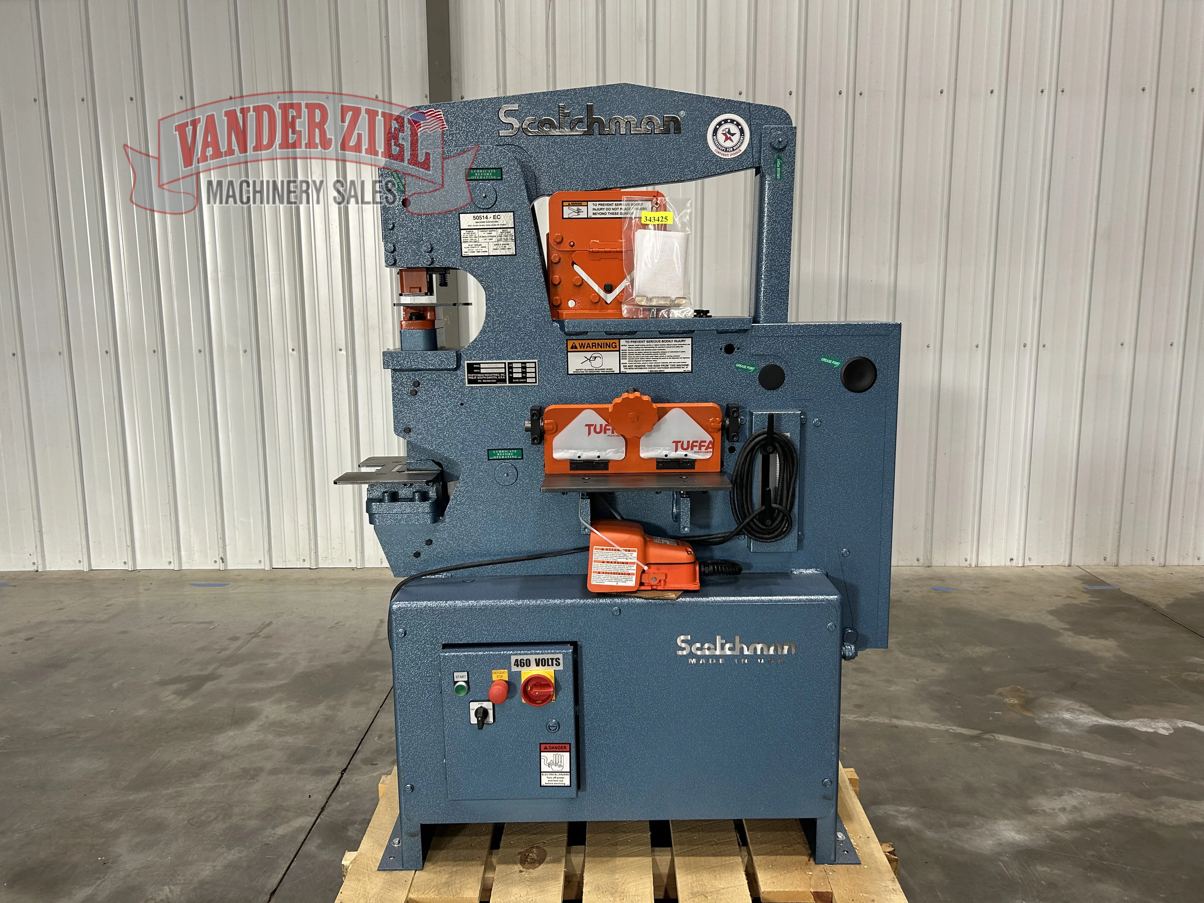Scotchman 50 Ton Ironworker, Model 50514-EC with LED Lighting - NEW - Main Image 1