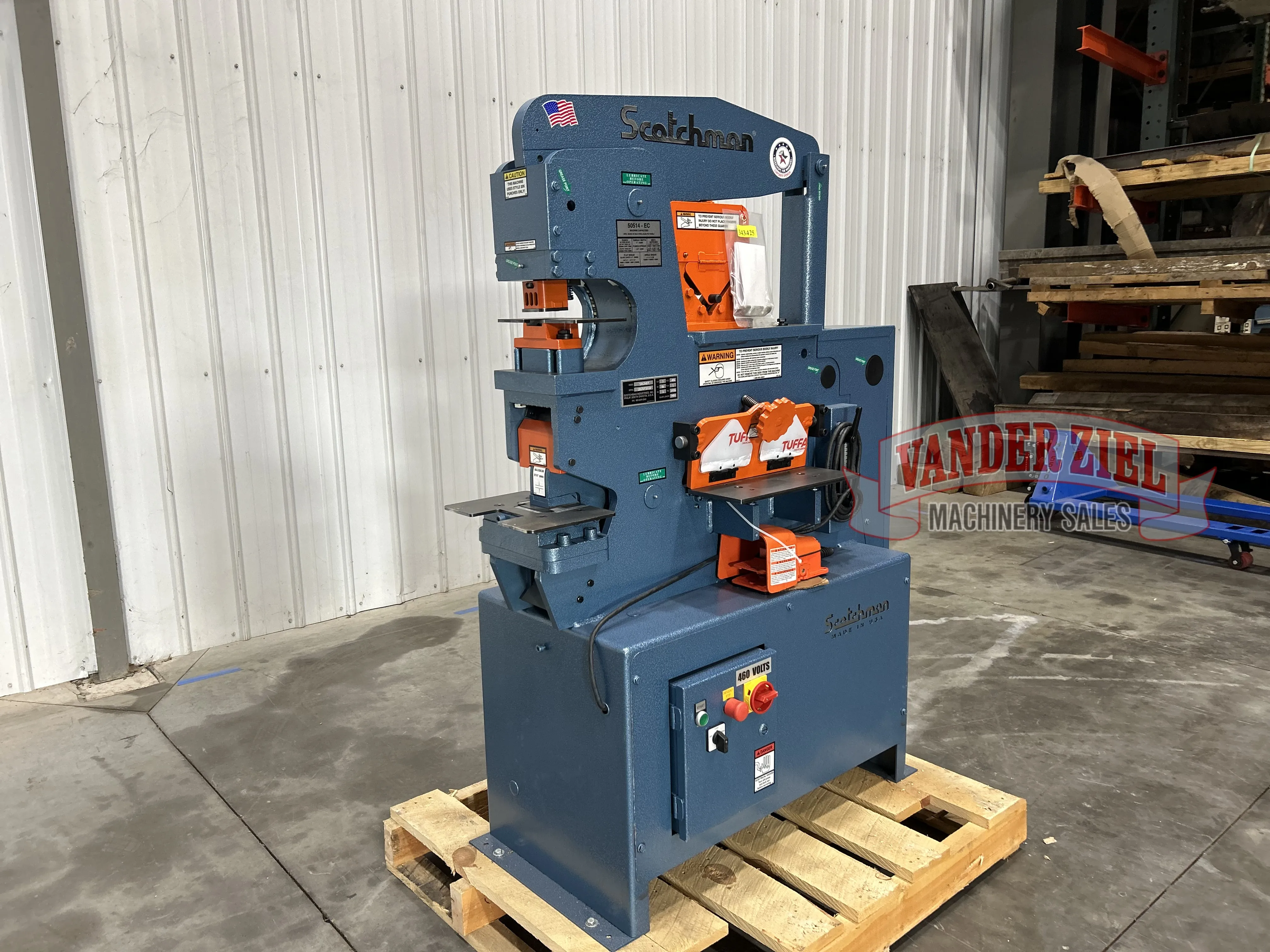 Scotchman 50 Ton Ironworker, Model 50514-EC with LED Lighting - NEW - Prefetch Image 42899