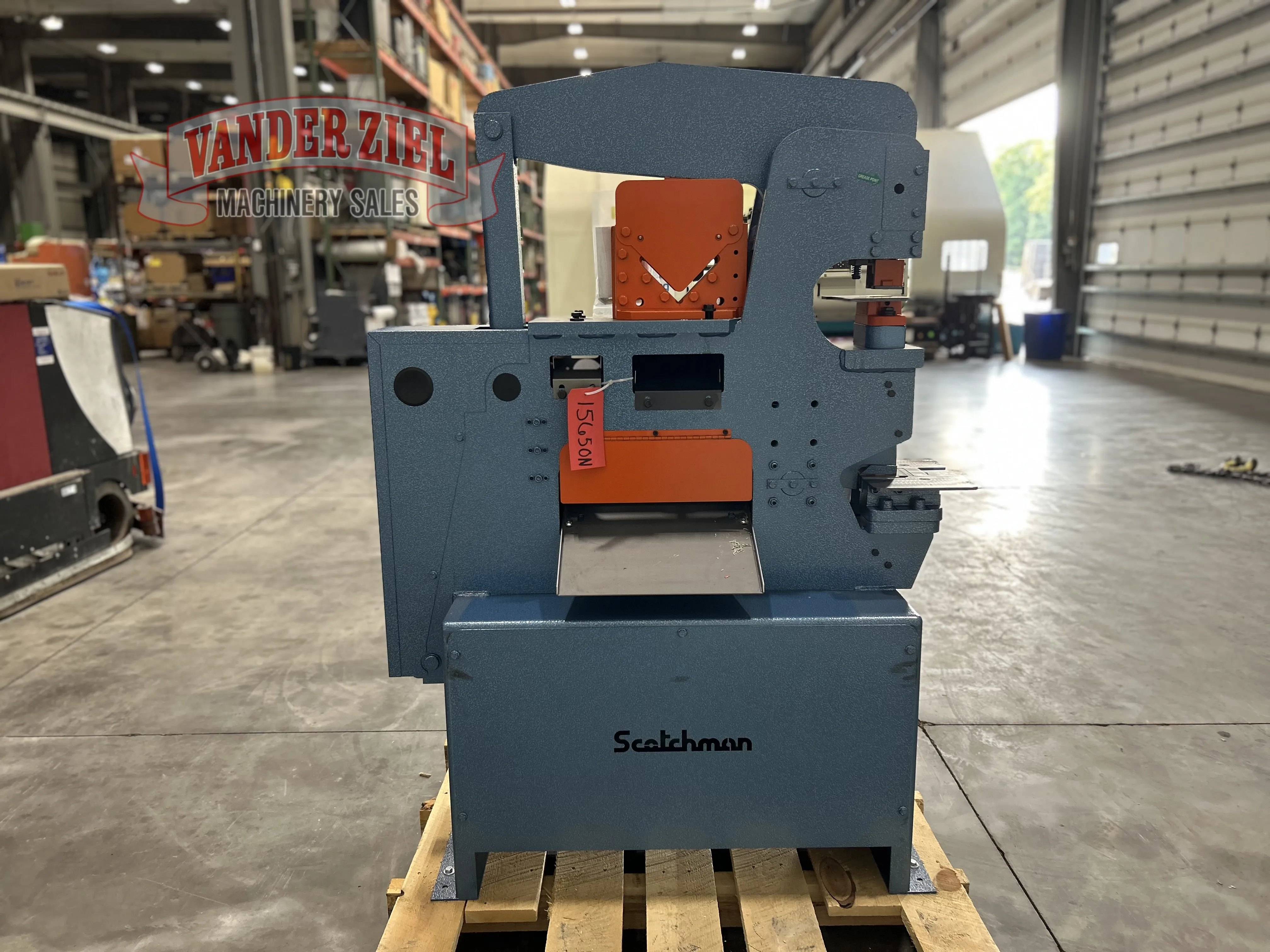 Scotchman 50 Ton Ironworker, Model 50514-EC with LED Lighting - NEW - Prefetch Image 42903