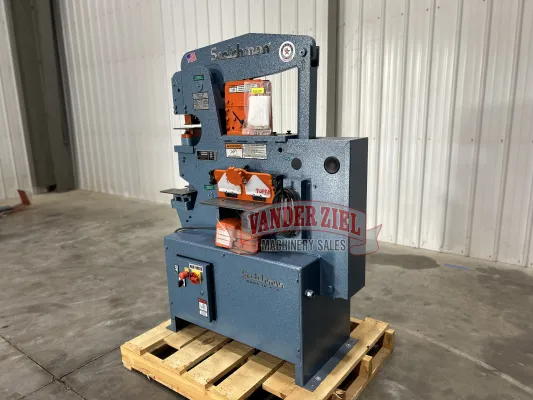 Scotchman 50 Ton Ironworker, Model 50514-EC with LED Lighting - NEW - Gallery Thumbnail 9
