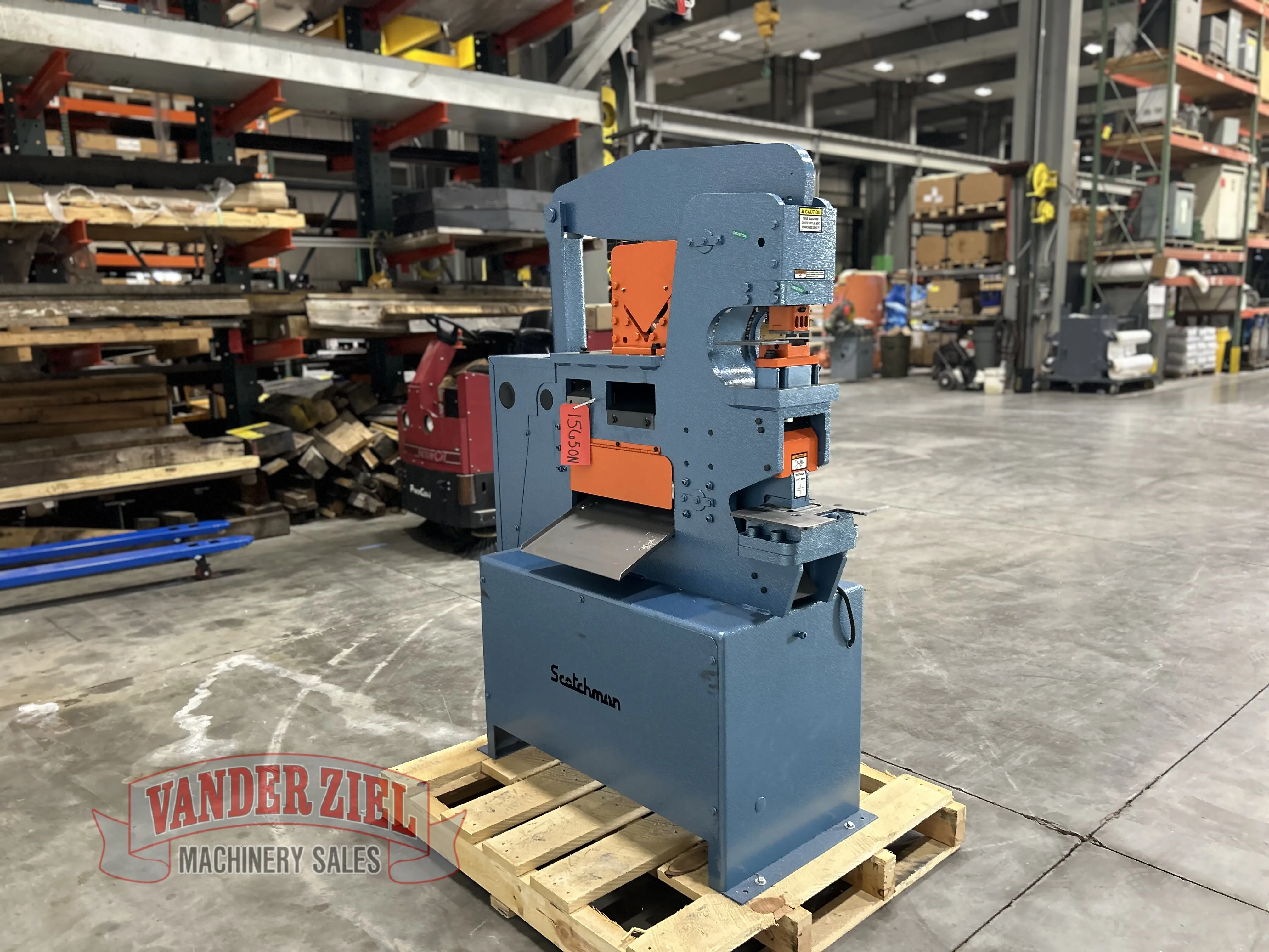 Scotchman 50 Ton Ironworker, Model 50514-EC with LED Lighting - NEW - Prefetch Image 42906