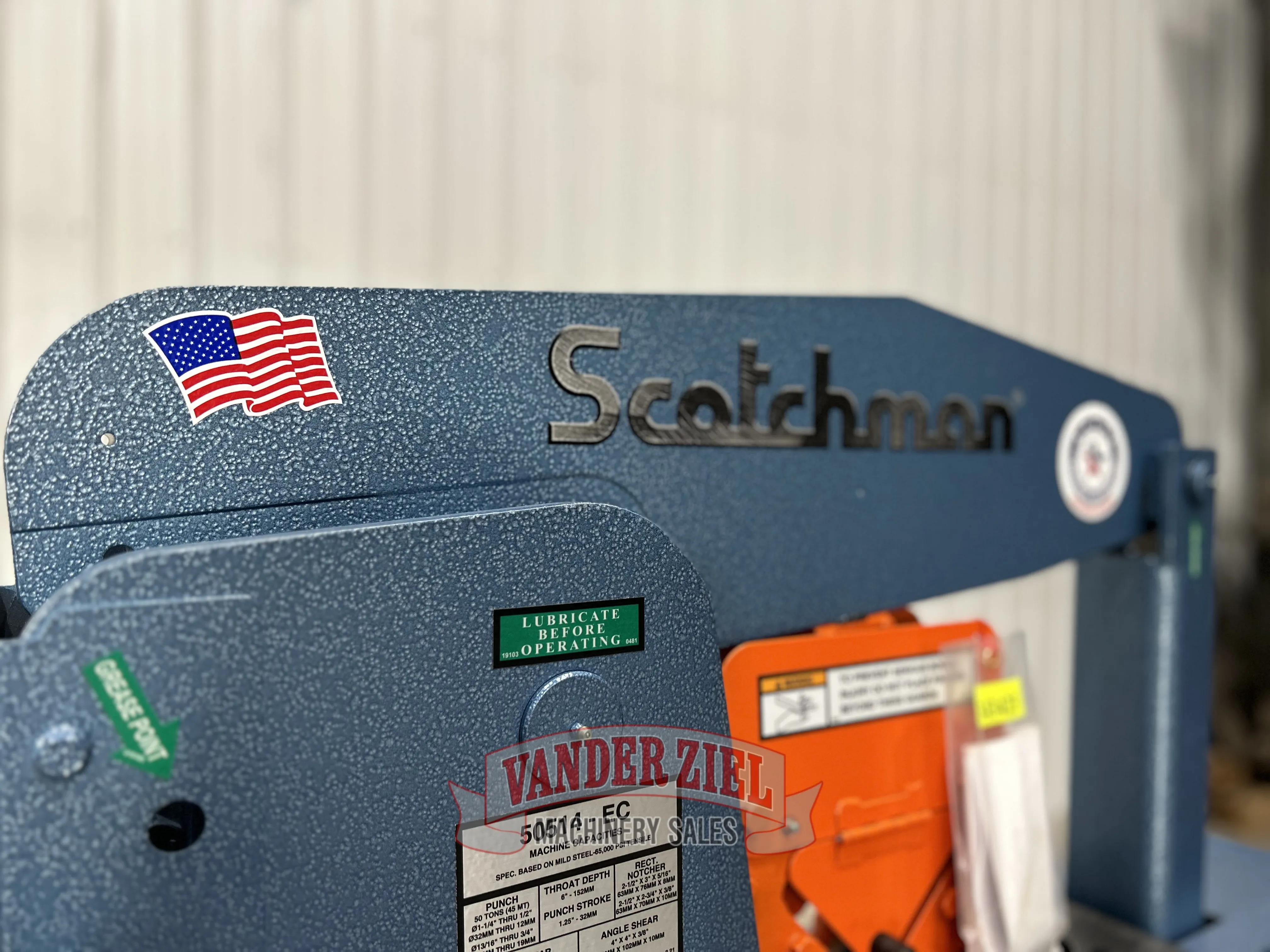 Scotchman 50 Ton Ironworker, Model 50514-EC with LED Lighting - NEW - Prefetch Image 42907