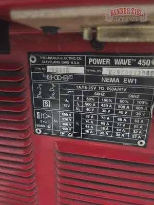 Lincoln Power Wave 450 Welder - Gallery Thumbnail 4