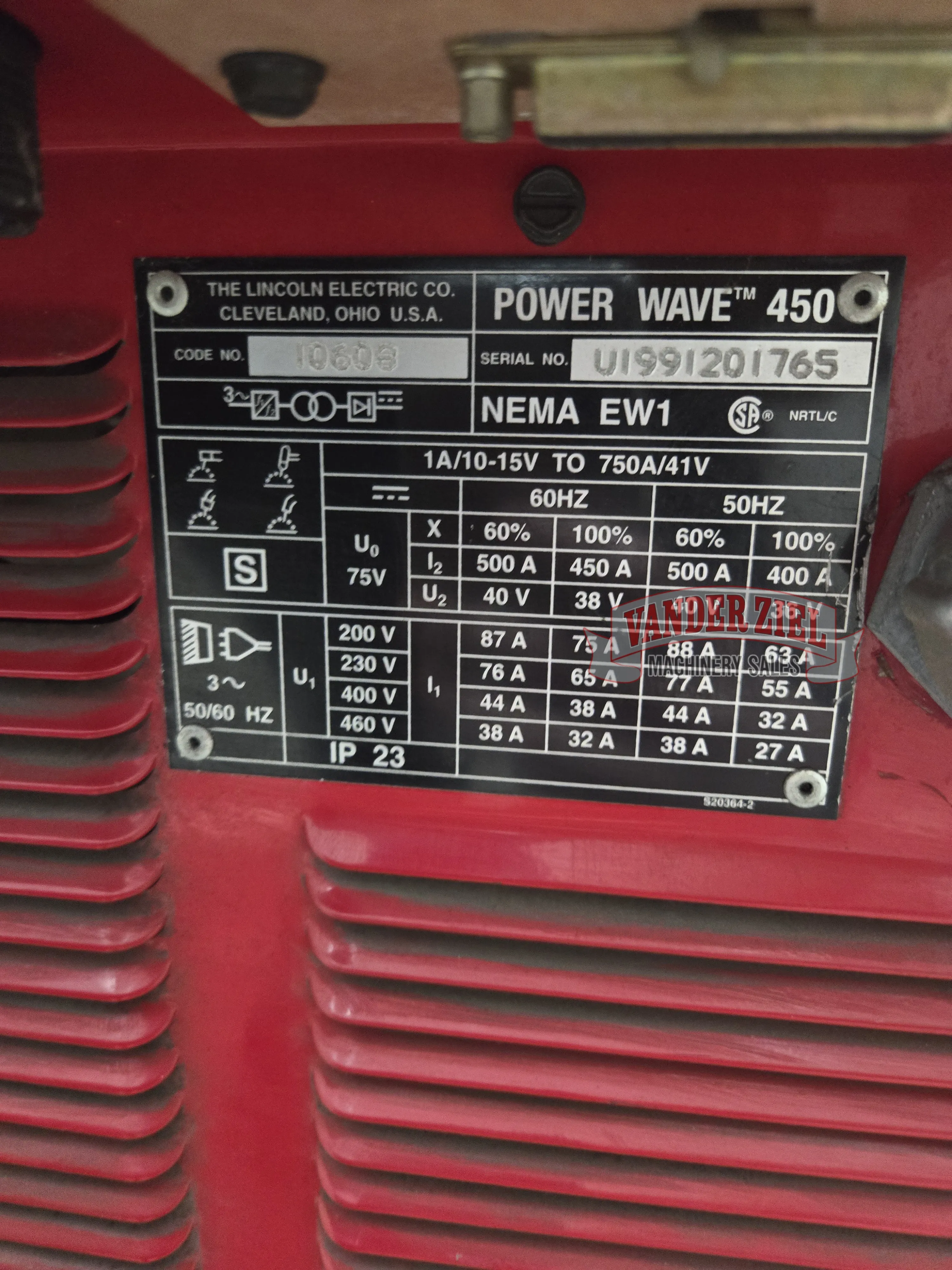 Lincoln Power Wave 450 Welder - Prefetch Image 43006