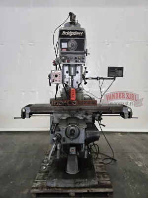 Bridgeport Series II Vertical Knee Mill, 11” x 58” Table