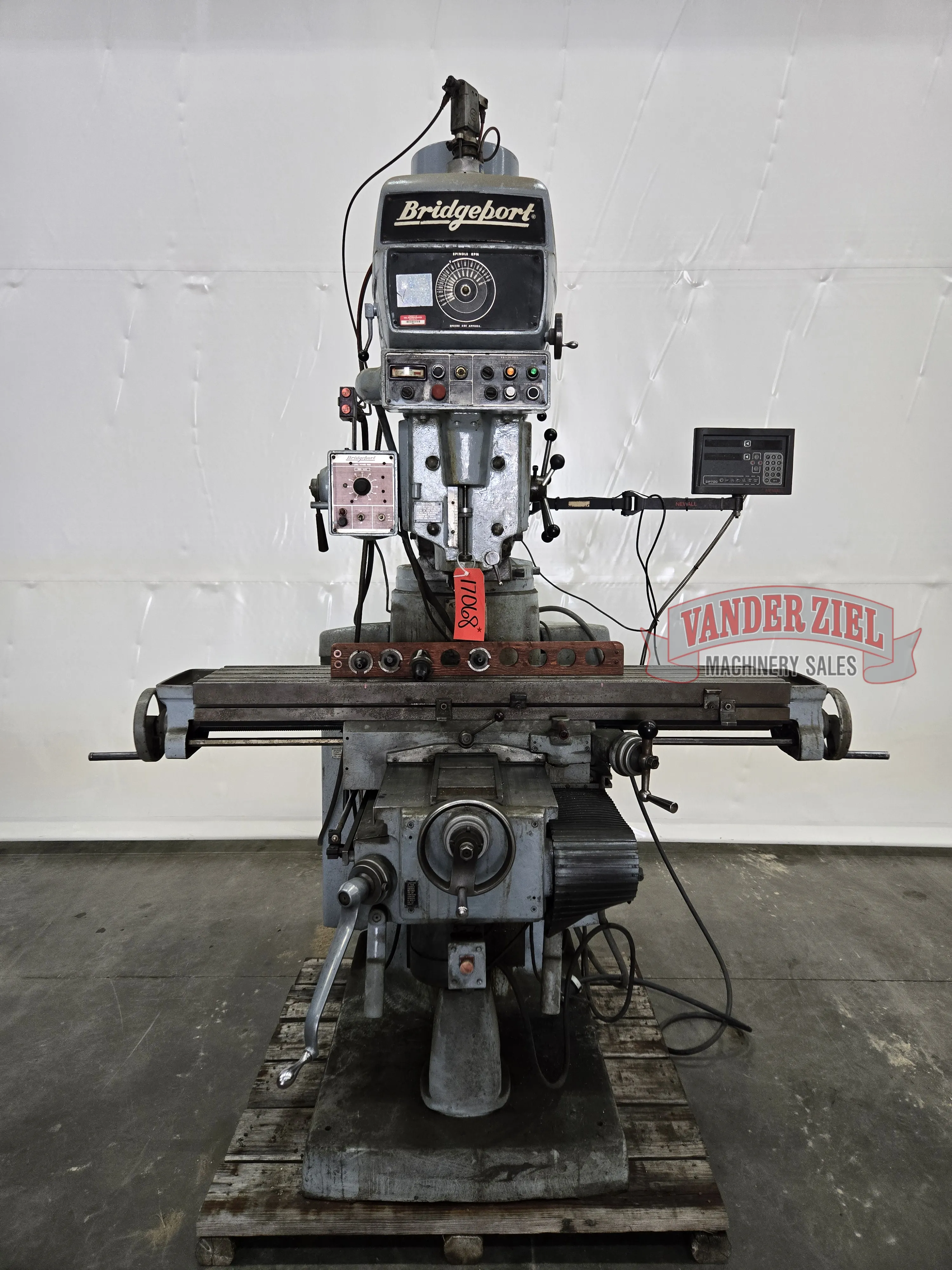 Bridgeport Series II Vertical Knee Mill, 11” x 58” Table - Main Image 1