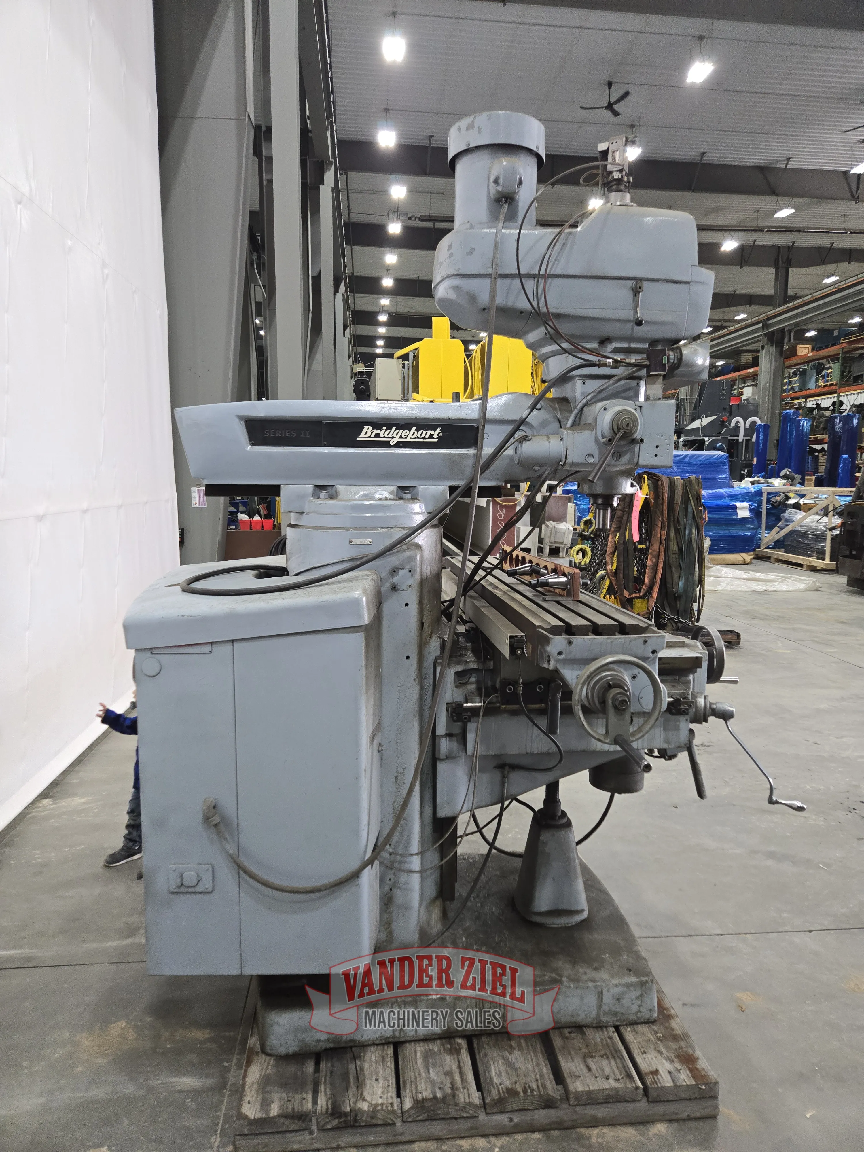 Bridgeport Series II Vertical Knee Mill, 11” x 58” Table - Prefetch Image 43102