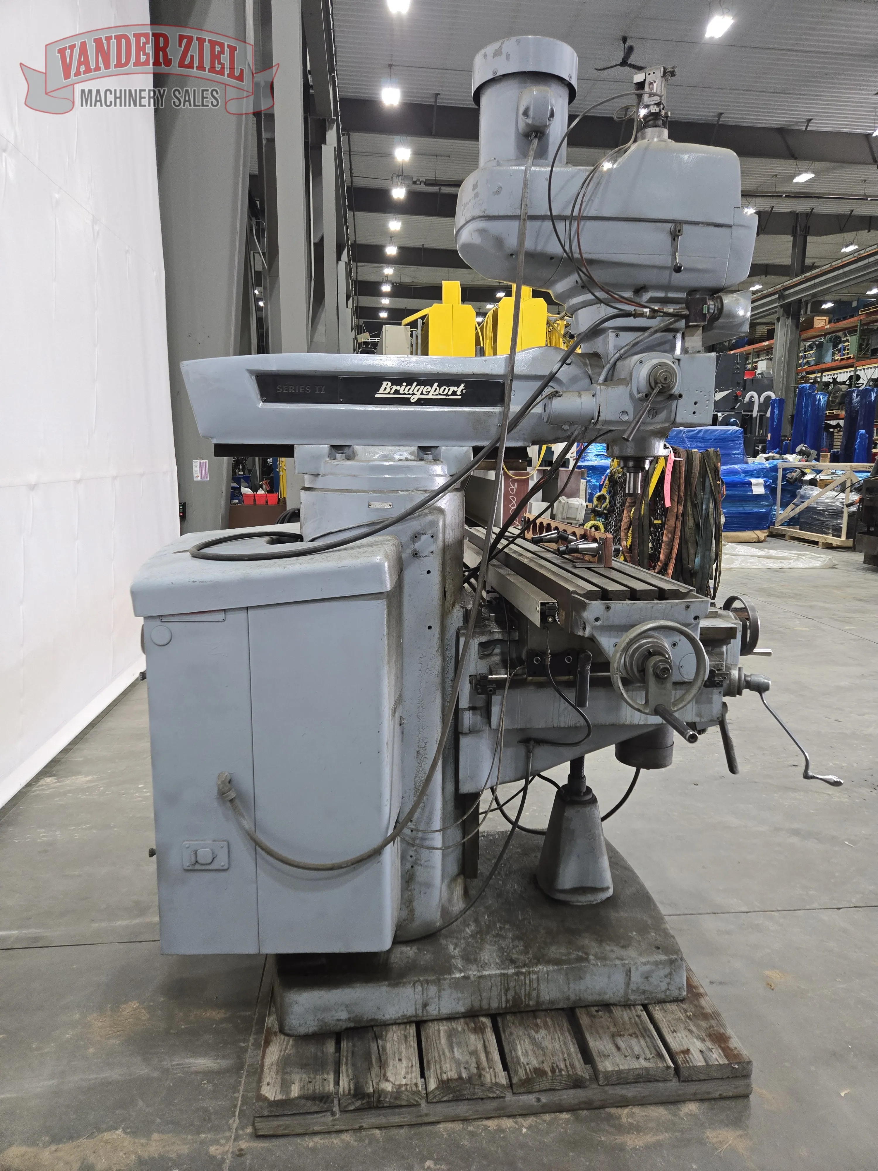 Bridgeport Series II Vertical Knee Mill, 11” x 58” Table - Prefetch Image 43103