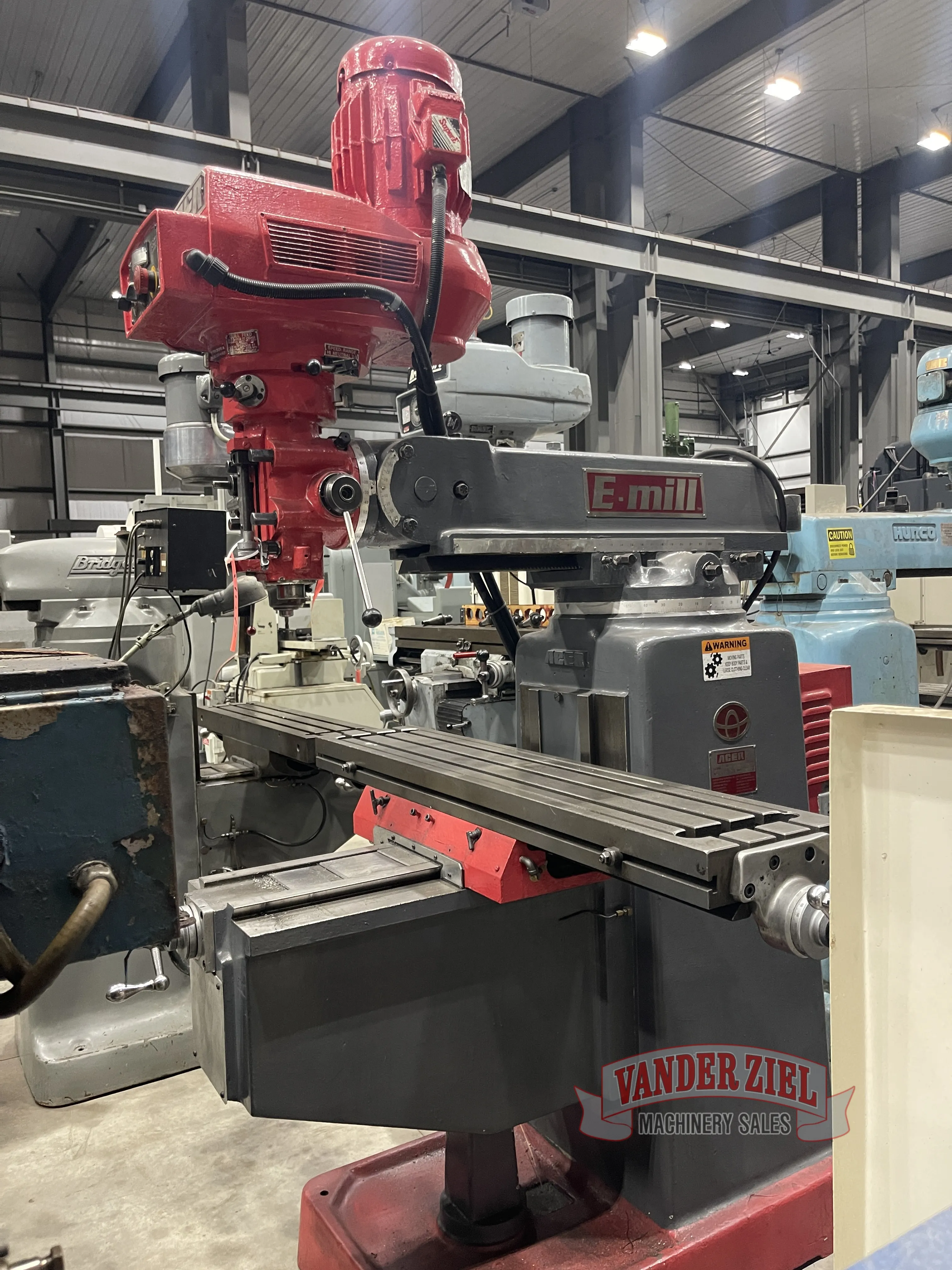 Acer EVS-3VK Vertical Knee Mill, 10" x 50", 3 HP - Prefetch Image 43133